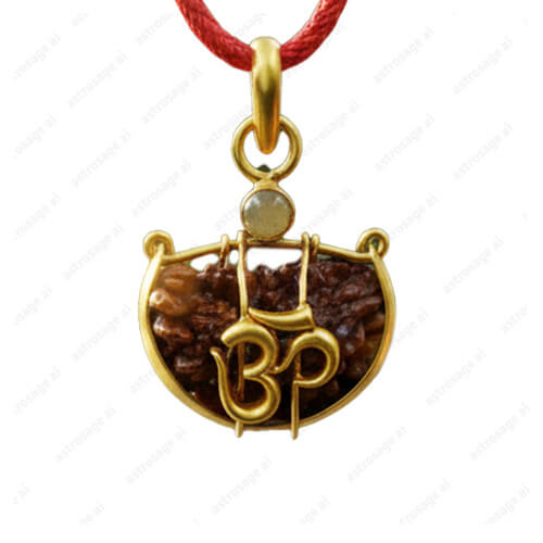 Ek Mukhi Rudraksha with Lens