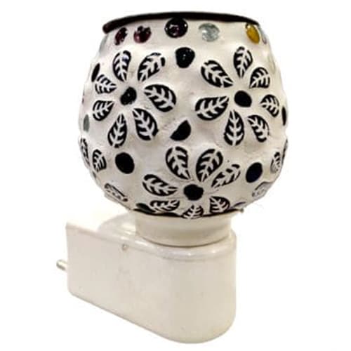 Flower Decorative Mosaic Kapoor Dhani Burner