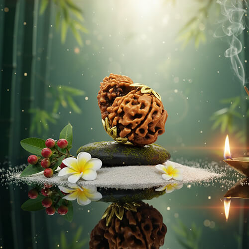 Garbh-Gauri Rudraksha - Lab Certified (Without Mala)