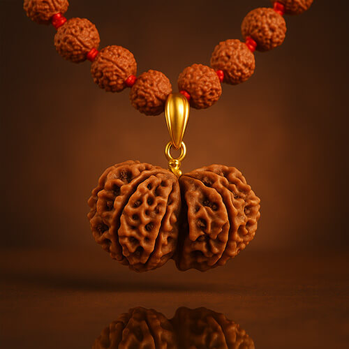 Gauri Shankar Rudraksha - Lab Certified