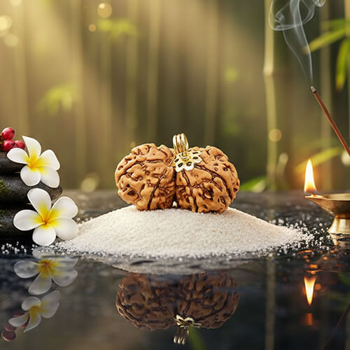 Gauri Shankar Rudraksha - Lab Certified