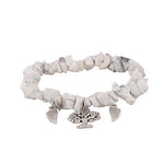 Howlite Chips Bracelet