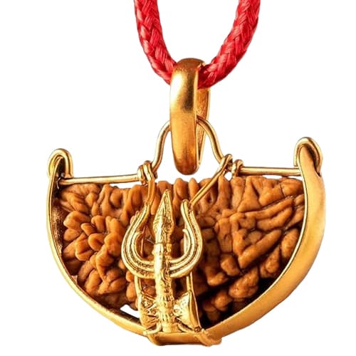 Ek Mukhi One Faced Trishul Rudraksha - Lab Certified (Without Mala)