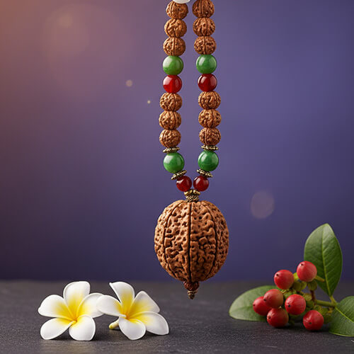 Nau Mukhi- Nine Faced Ruadraksha - Lab Certified