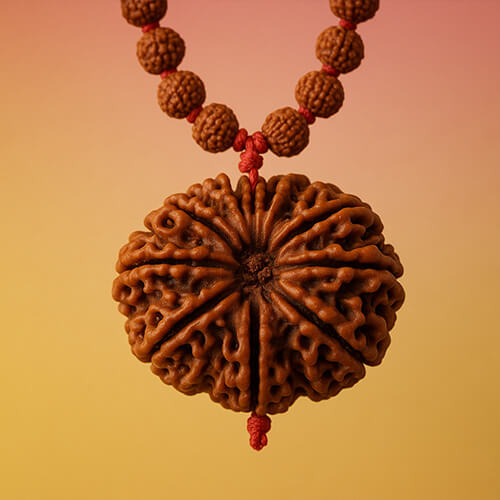Nau Mukhi- Nine Faced Ruadraksha - Lab Certified