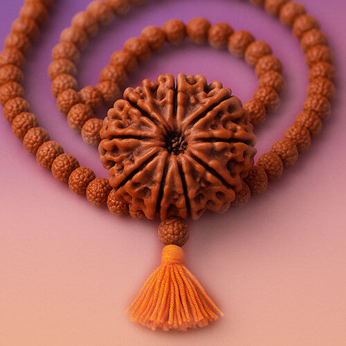 Nau Mukhi- Nine Faced Ruadraksha - Lab Certified