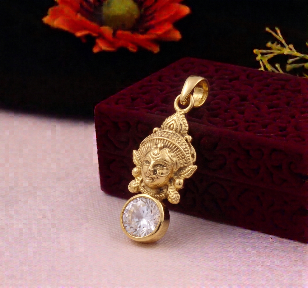 Nav Durga with Zircon Pendant Panchdhatu with Chain
