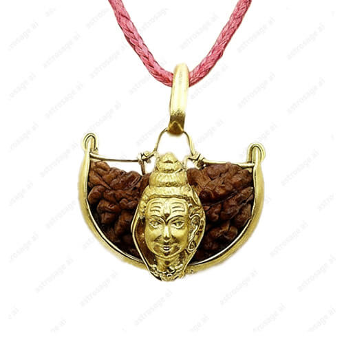 Ek Mukhi - One-Faced Shiva Rudraksha Pendant - Lab Certified (Without Mala)