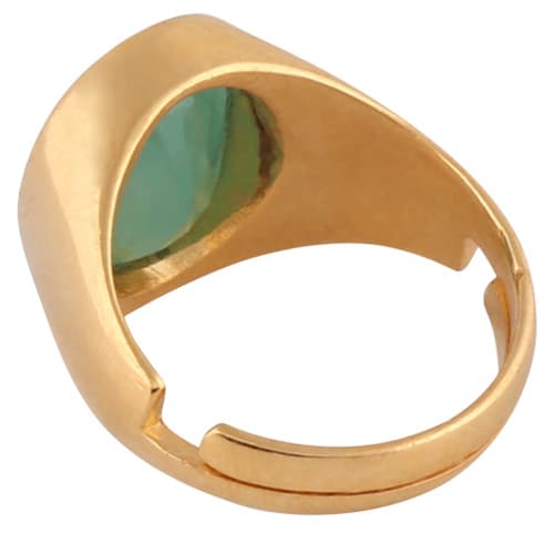 Onyx Panchdhatu Ring | Lab certified | Adjustable Ring