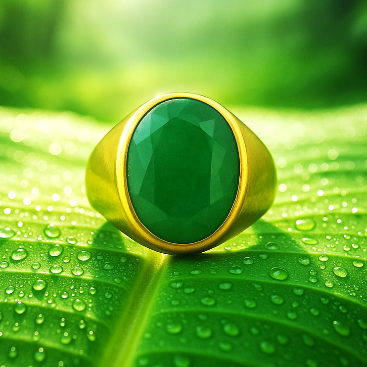 Onyx Panchdhatu Ring | Lab certified | Adjustable Ring