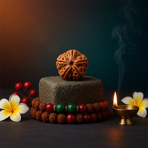 Panch Mukhi- Five Faced Rudraksha - Lab Certified