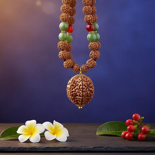 Panch Mukhi- Five Faced Rudraksha - Lab Certified