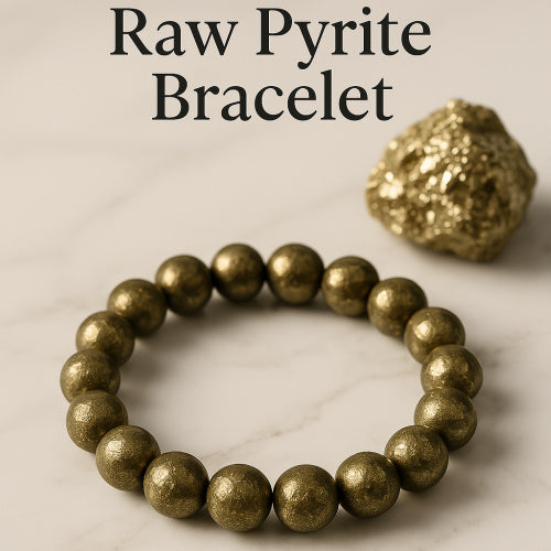 Raw Pyrite Bracelet