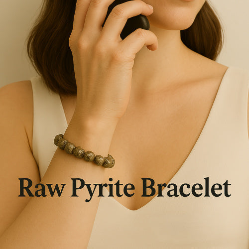 Raw Pyrite Bracelet