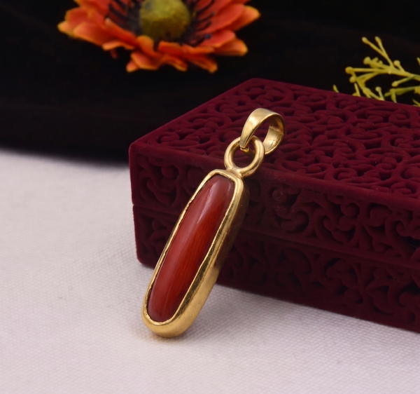 Red Coral Pendant