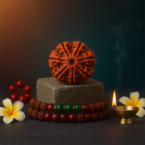 Saat Mukhi- Seven Faced Rudraksha - Lab Certified