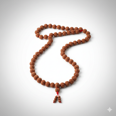 Chhah Mukhi Rudraksha Mala (108 Beads)
