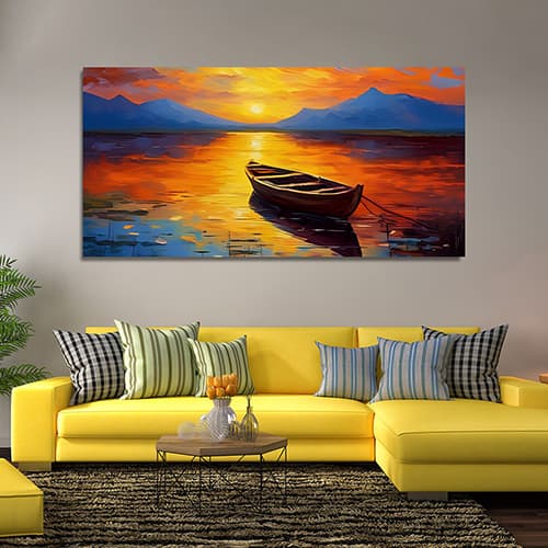 Beautiful nature landscape canvas wall painting (WP_0215N)