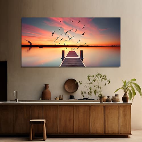 Epic Graffiti Missing Duck in a High Gloss Acrylic Canvas Wall Painting (WP_0224N)
