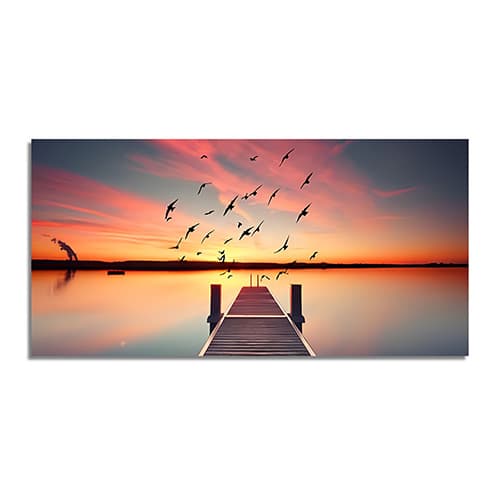 Epic Graffiti Missing Duck in a High Gloss Acrylic Canvas Wall Painting (WP_0224N)