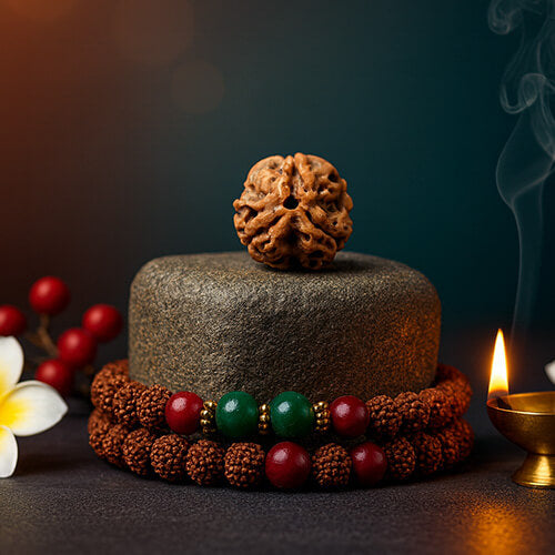 3 Mukhi Original Nepali Rudraksha