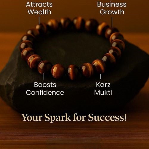 Tiger-Eye Bracelet (Natural Gemstone)