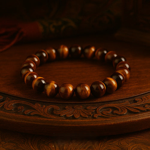 Tiger-Eye Bracelet (Natural Gemstone)