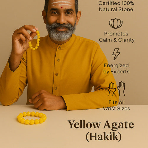 Yellow Hakik Bracelet