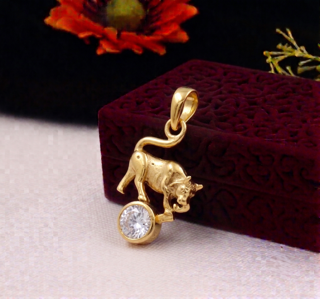 Zircon-Pendant Panchdhatu